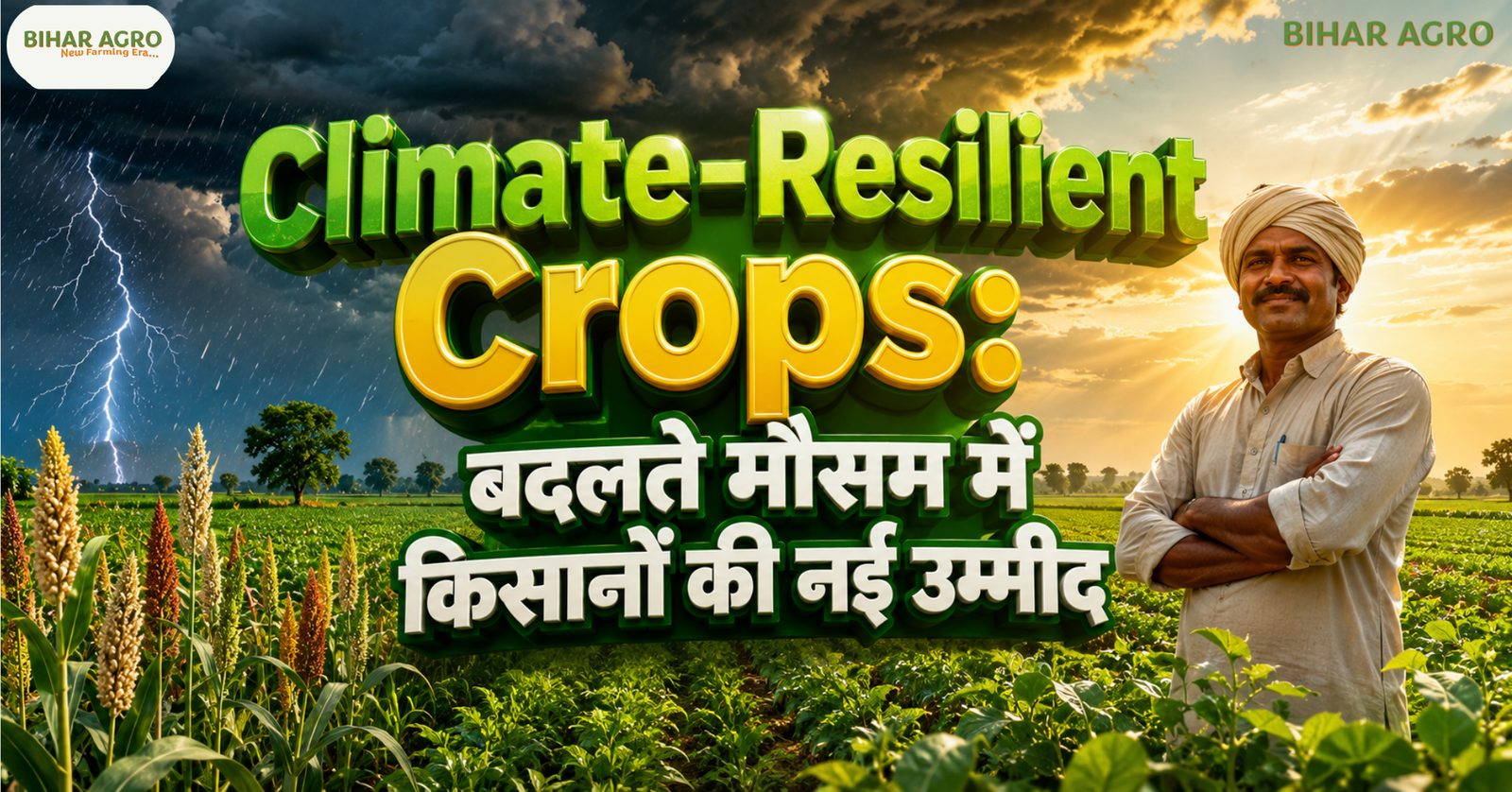 Climate-Resilient Crops, Climate Smart Agriculture, Sustainable Farming, Drought Resistant Crops, Climate Change Farming, Smart Farming, Indian Agriculture, Farming Technology, Agriculture News, जलवायु अनुकूल फसलें, Climate Resilient Crops,