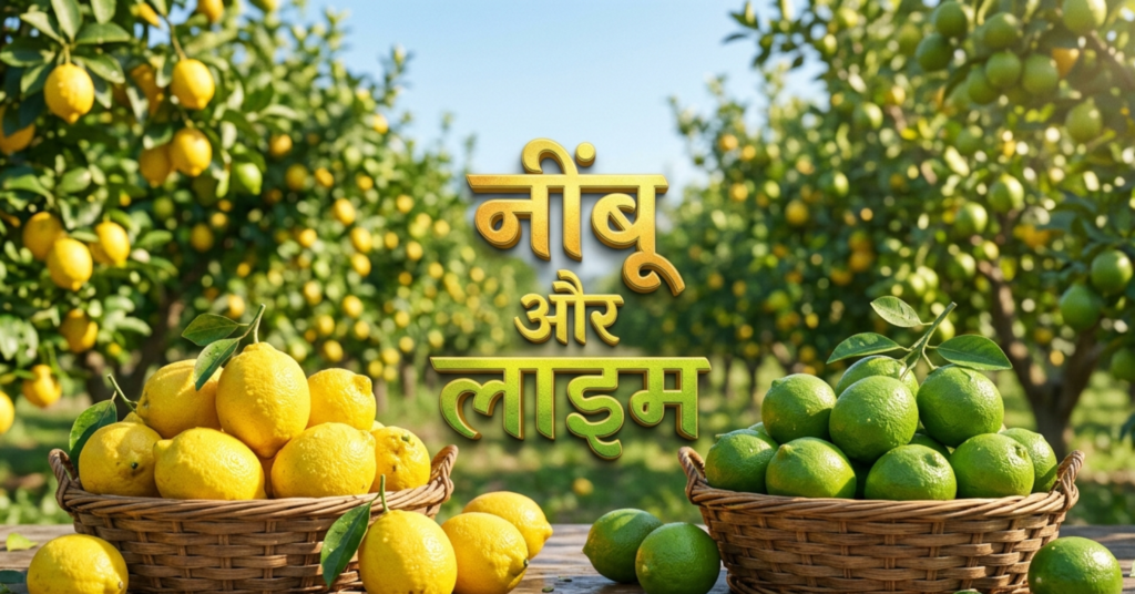 नींबू और लाइम में क्या अंतर है, Lemon vs Lime Difference, नींबू और लाइम का अंतर, Lemon Benefits, Lime Benefits, Citrus Fruits, Lemon Farming, Lime Farming, Vitamin C Fruits,