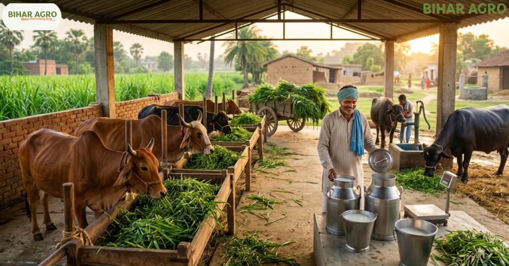 नेपियर घास, Napier Grass Farming, हरा चारा, पशुओं का हरा सोना, नेपियर घास की खेती, डेयरी फार्मिंग, पशुपालन, हरा चारा खेती, दूध बढ़ाने वाला चारा, दुधारू पशुओं का चारा, नेपियर घास के फायदे, Green Fodder For Animals, Dairy Farming India, पशु चारा उत्पादन, कम खर्च वाला चारा, नेपियर घास कटाई, पशुओं के लिए पौष्टिक चारा, गाय भैंस का हरा चारा, fodder farming, hybrid napier grass,