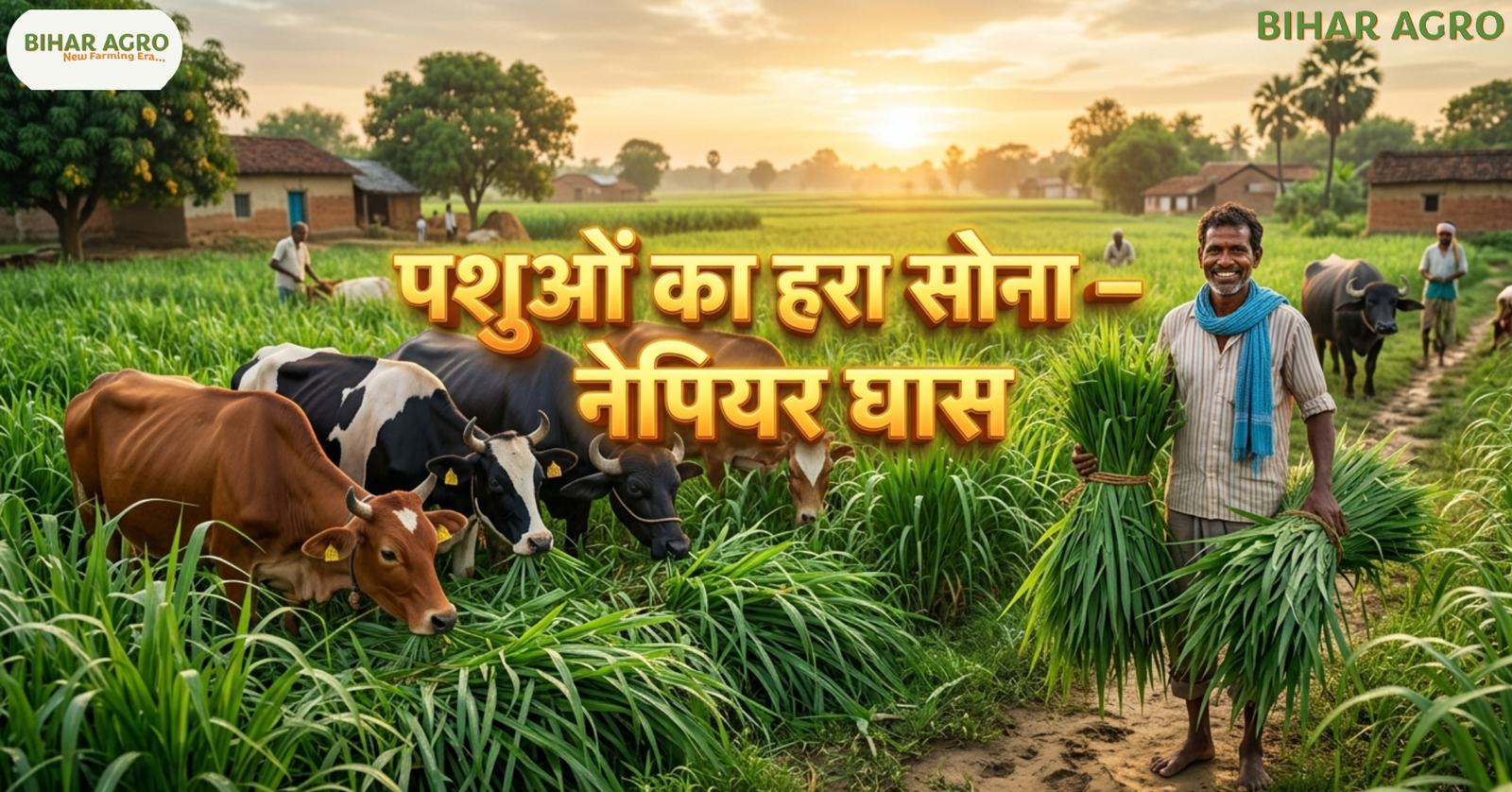 नेपियर घास, Napier Grass Farming, हरा चारा, पशुओं का हरा सोना, नेपियर घास की खेती, डेयरी फार्मिंग, पशुपालन, हरा चारा खेती, दूध बढ़ाने वाला चारा, दुधारू पशुओं का चारा, नेपियर घास के फायदे, Green Fodder For Animals, Dairy Farming India, पशु चारा उत्पादन, कम खर्च वाला चारा, नेपियर घास कटाई, पशुओं के लिए पौष्टिक चारा, गाय भैंस का हरा चारा, fodder farming, hybrid napier grass,