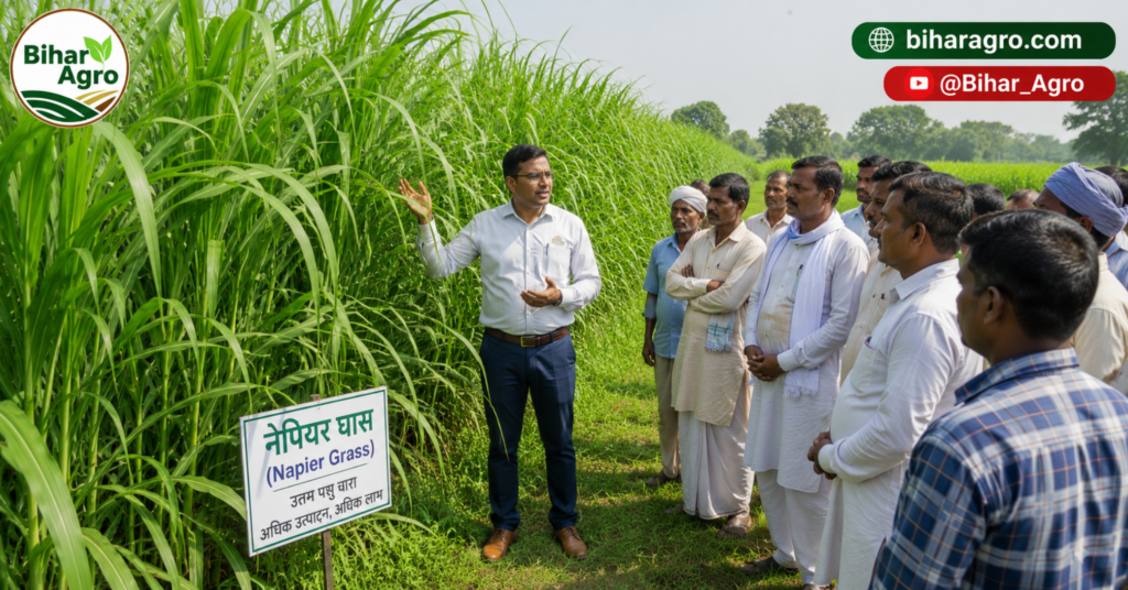 नेपियर घास के फायदे, Benefits of Napier Grass, Napier Grass Farming, Napier Grass Benefits, हरा चारा, पशुपालन, डेयरी फार्मिंग, Elephant Grass, Fodder Crop, Napier Grass Cultivation,