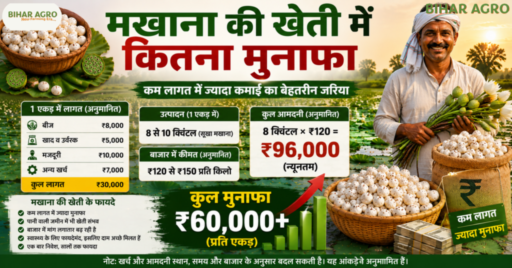 Makhana Farming, Makhana Cultivation, मखाना की खेती, मखाना खेती,