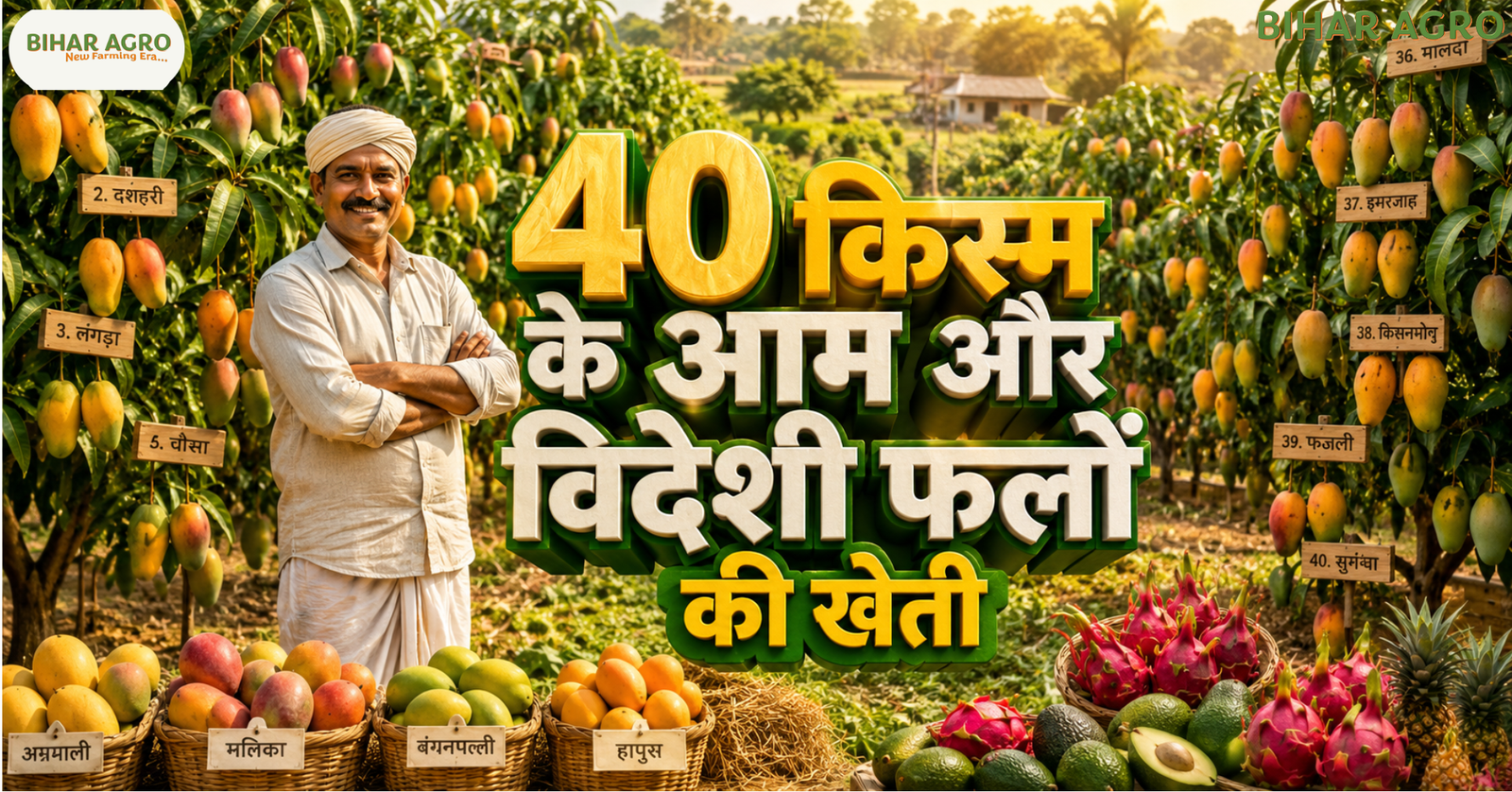 आम और विदेशी फलों की खेती, Mango & Exotic Fruit Farming,