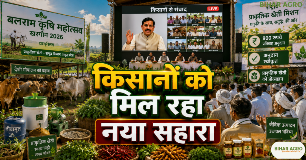 Balram Krishi Mahotsav Khargone 2026, प्राकृतिक खेती, जैविक खेती, मध्यप्रदेश कृषि समाचार, देशी गोपालन, कृषि महोत्सव, किसानों को अनुदान