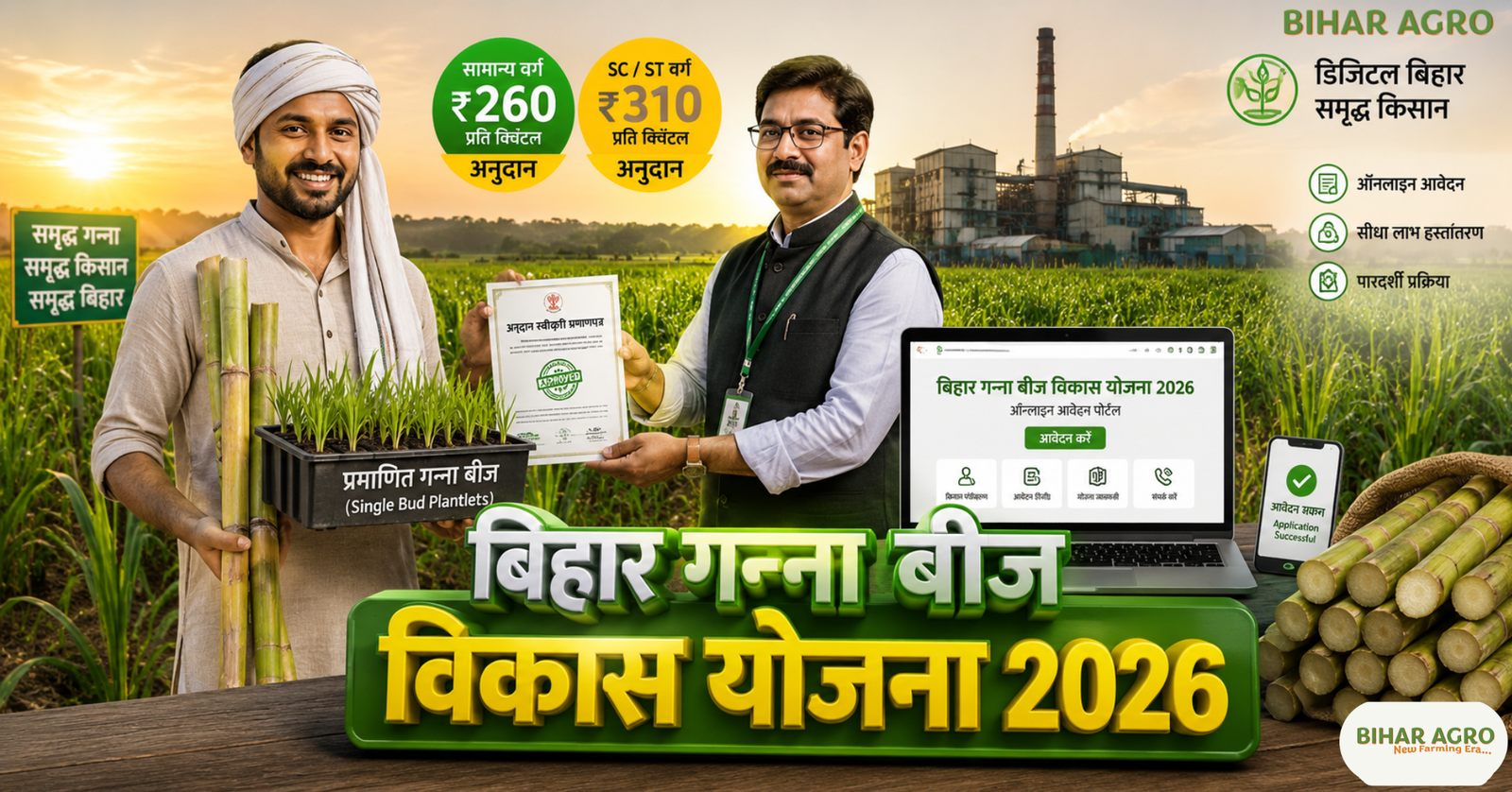 बिहार गन्ना बीज विकास योजना 2026, Bihar Sugarcane Seed Development Scheme 2026, Bihar Ganna Beej Vikas Yojana 2026, Bihar Sugarcane Seed Subsidy 2026, Bihar Sugarcane Scheme 2026, Bihar Sugarcane Farmers Scheme, Ganna Seed Development Scheme Bihar, Bihar Ganna Subsidy 2026, Sugarcane Seed Subsidy Bihar, Chief Minister Sugarcane Development Programme Bihar, Bihar Agriculture Scheme 2026,