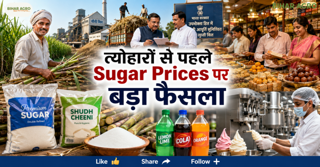 Sugar Price Hike Government Changes Import Rules, चीनी के दाम, चीनी आयात, कच्ची चीनी, TRQ Sugar Import, Sugar Price 2026, चीनी जमाखोरी, Sugar Market India, Sugar Import Rules,