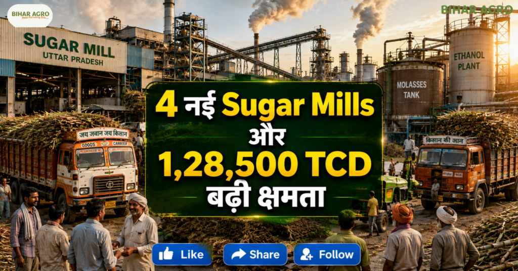 UP ranks number one in sugarcane and ethanol production, UP Sugarcane, Sugarcane Farming, Uttar Pradesh Sugarcane, Ethanol Production, Sugar Mill, Ganna Kisan, Sugarcane Payment, Sugar Production, UP Agriculture, Sugar Industry,