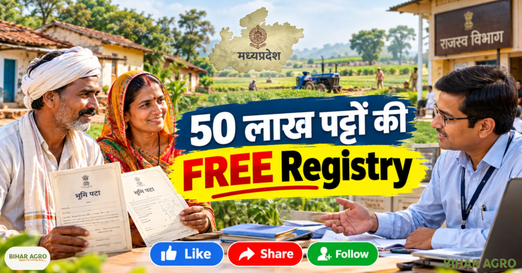 MP Government Free Land Patta Registration 2026, MP Free Land Patta Registration, MP Patta Registration 2026, Madhya Pradesh Free Registry, MP Property Registration 2026, MP Free Registry 2026, Madhya Pradesh Patta Registration, MP Land News, MP Property News, Swamitva Yojana 2026, ग्रामीण संपत्ति रजिस्ट्री, मध्यप्रदेश भूमि समाचार, किसान समाचार, रीवा कृषि समाचार,