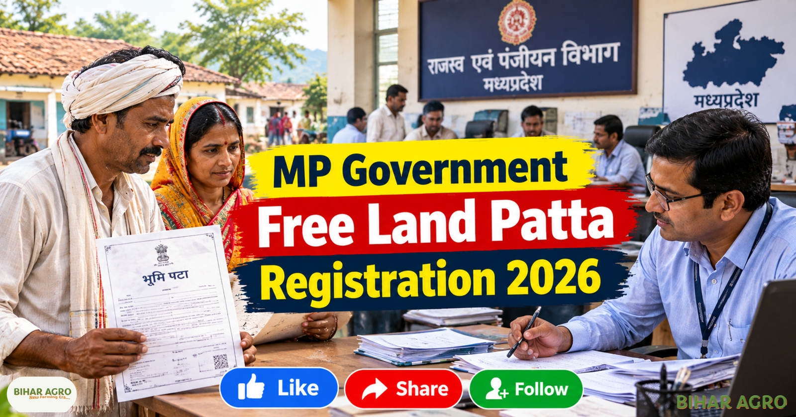MP Government Free Land Patta Registration 2026, MP Free Land Patta Registration, MP Patta Registration 2026, Madhya Pradesh Free Registry, MP Property Registration 2026, MP Free Registry 2026, Madhya Pradesh Patta Registration, MP Land News, MP Property News, Swamitva Yojana 2026, ग्रामीण संपत्ति रजिस्ट्री, मध्यप्रदेश भूमि समाचार, किसान समाचार, रीवा कृषि समाचार,