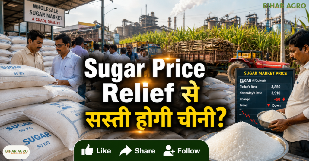 Sugar Price Relief, Sugar Price Relief Maharashtra, Sugar Price, Maharashtra Sugarcane Crushing, Sugarcane Crushing 15 Days Early, Sugar Price Today, Maharashtra Sugar Industry, Sugar Recovery Rate, चीनी के दाम, Maharashtra Sugarcane, गन्ने की पेराई, महाराष्ट्र चीनी मिल, Sugar Price Today, Sugar Recovery, Sugarcane Crushing Season, Maharashtra Sugar News, Sugar Market, Sugar Supply, Sugar Import,