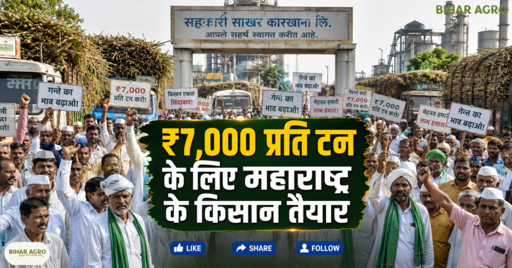 Sugarcane Price Hike Protect Plan October 2026, Maharashtra Sugarcane Price, Sugarcane Farmers Protest, ₹7000 Sugarcane Price, Maharashtra Sugar Mill, Sugarcane FRP 2026-27, महाराष्ट्र गन्ना किसान, गन्ने का भाव, ₹7000 गन्ना भाव, Sugarcane Price Hike, महाराष्ट्र शुगर मिल, सदाभाऊ खोत, गन्ना आंदोलन, जंतर मंतर किसान आंदोलन,